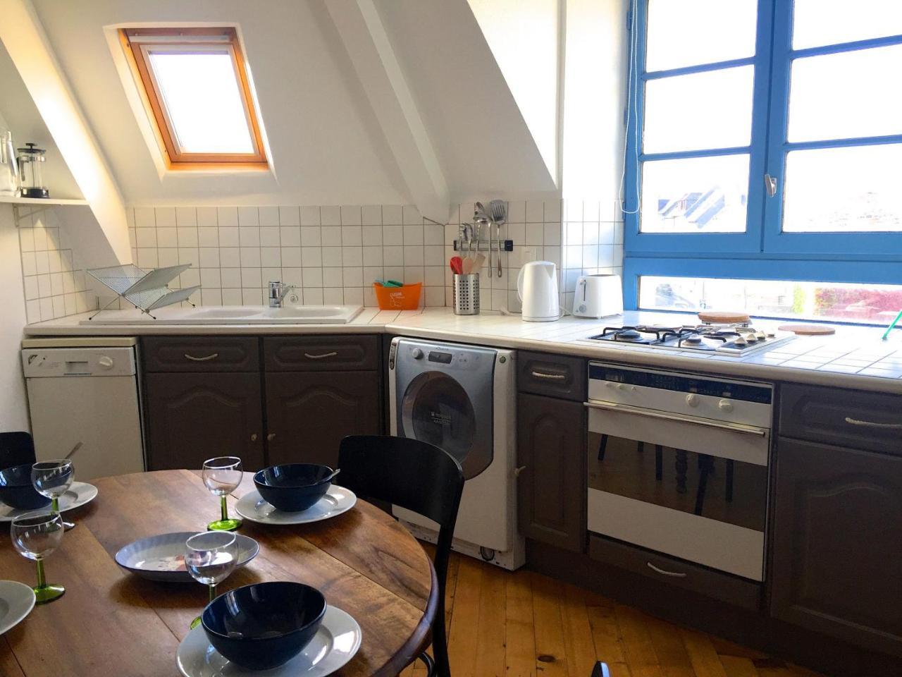Le Nautilus, Saint malo, Les Bas Sablons Apartment Luaran gambar