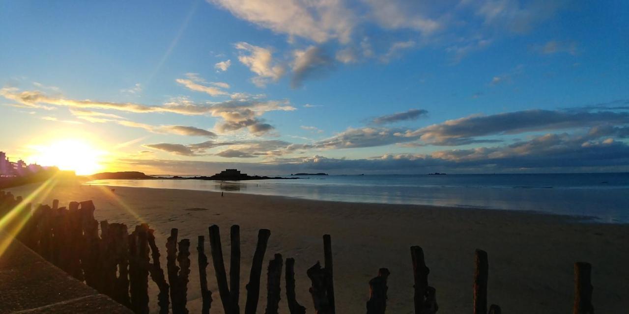 Le Nautilus, Saint malo, Les Bas Sablons Apartment Luaran gambar