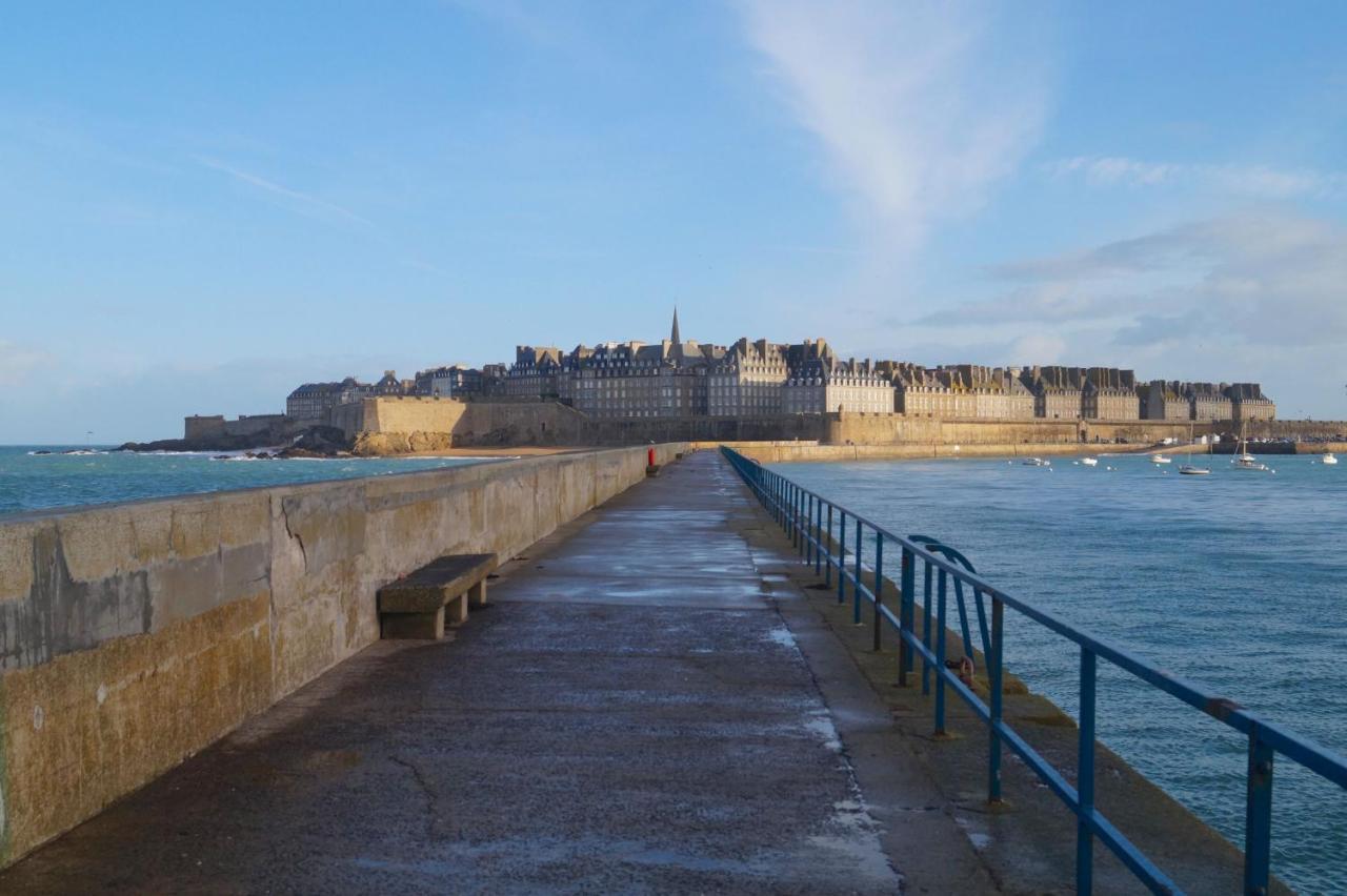 Le Nautilus, Saint malo, Les Bas Sablons Apartment Luaran gambar