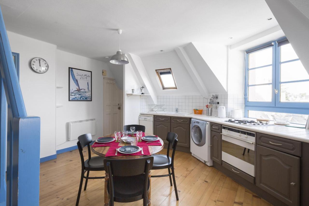 Le Nautilus, Saint malo, Les Bas Sablons Apartment Luaran gambar